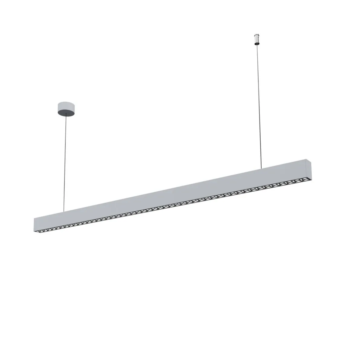 LED Hängelampe LINA 128 cm silber