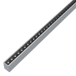 LED Hängelampe LINA 128 cm silber