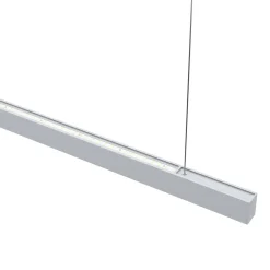 LED Hängelampe LINA 128 cm silber