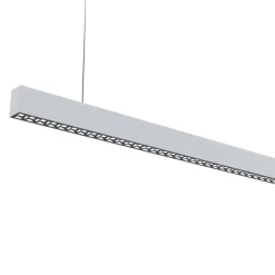 LED Hängelampe LINA 128 cm silber