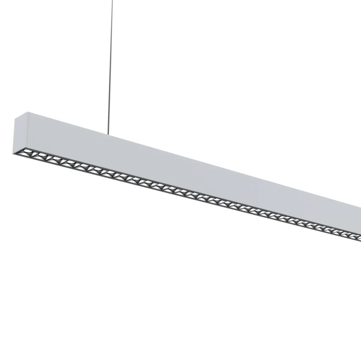 LED Hängelampe LINA 158 cm silber | GONSER.CH