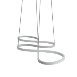 LED Hängelampe SVIT 75 x 32 cm weiss
