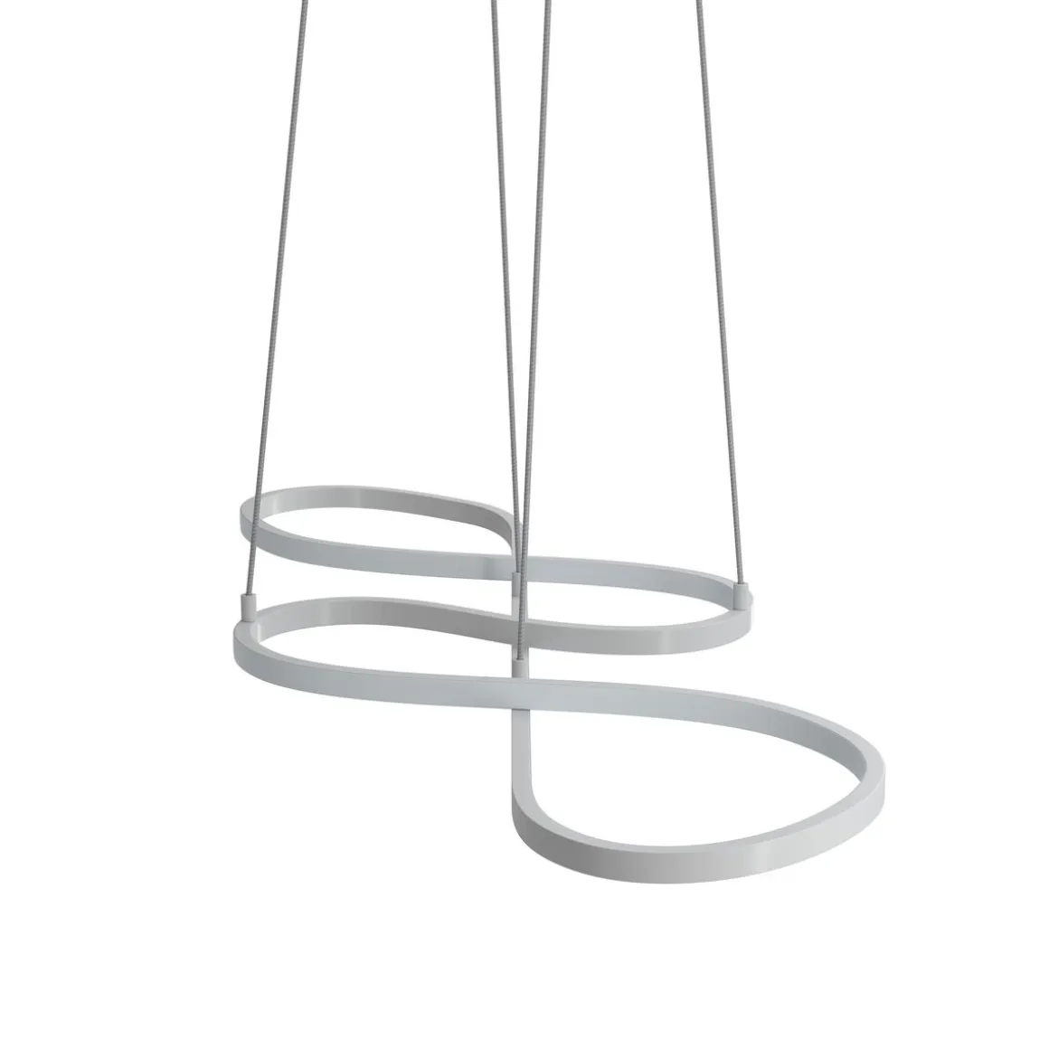 LED Hängelampe SVIT 75 x 32 cm weiss