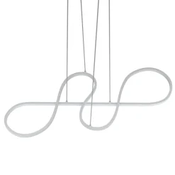 LED Hängelampe SVIT 75 x 32 cm weiss