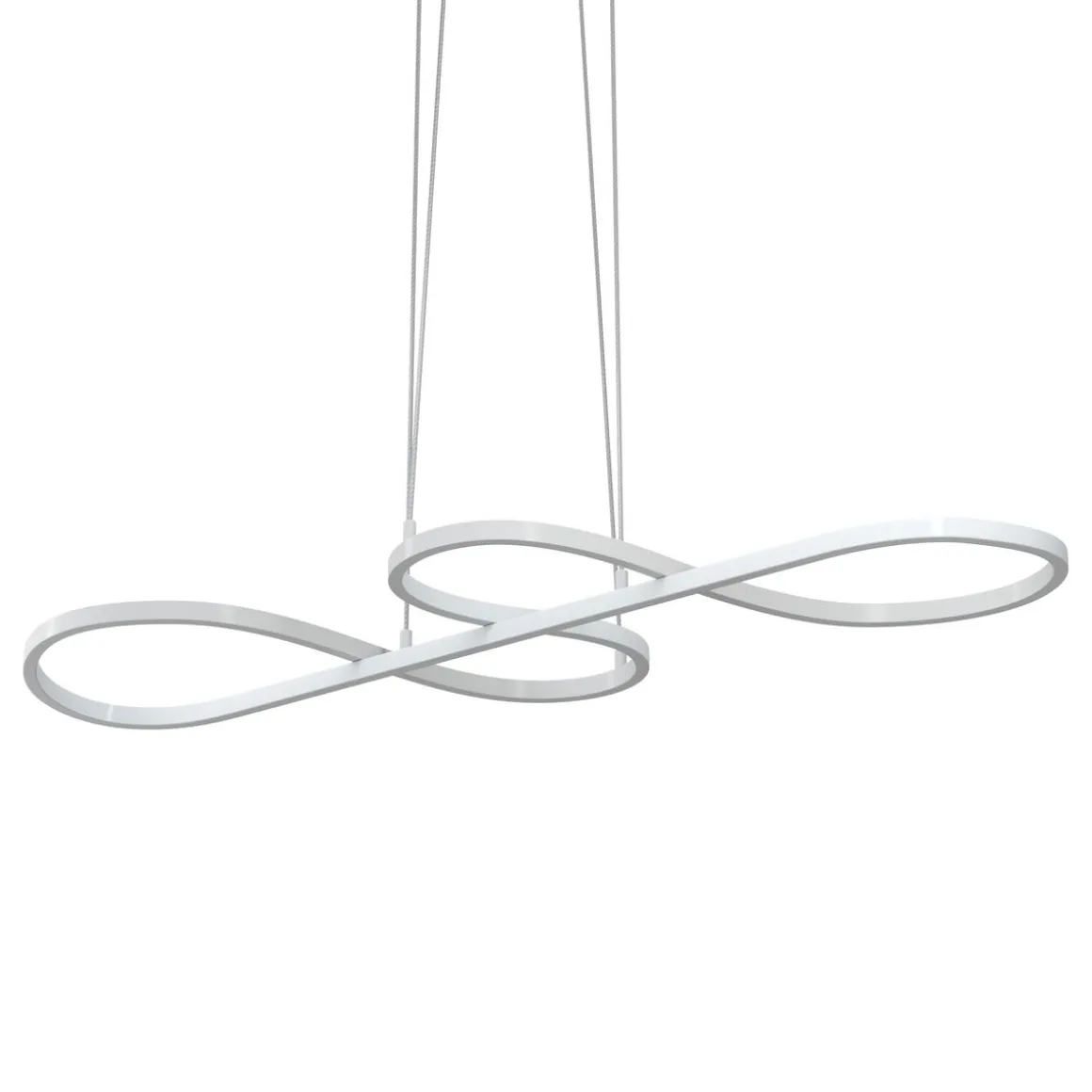 LED Hängelampe SVIT 75 x 32 cm weiss