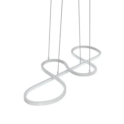 LED Hängelampe SVIT 75 x 32 cm weiss