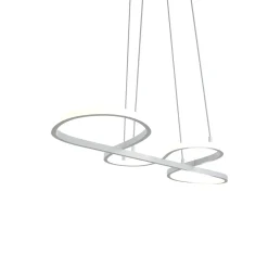 LED Hängelampe SVIT 75 x 32 cm weiss