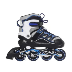 LED Inlineskates Grösse 31 - 34 verstellbar blau
