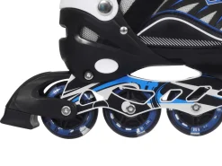 LED Inlineskates Grösse 39 - 42 verstellbar blau | GONSER.CH
