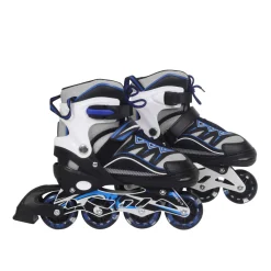 LED Inlineskates Grösse 39 - 42 verstellbar blau | GONSER.CH