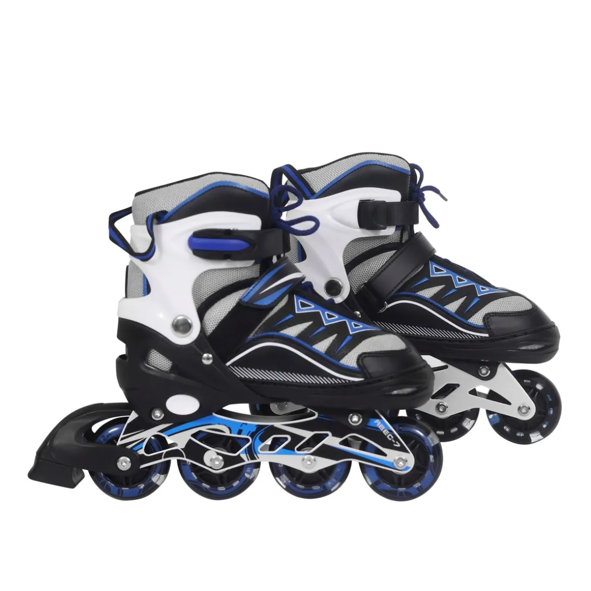 LED Inlineskates Grösse 39 - 42 verstellbar blau | GONSER.CH