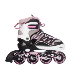 LED Inlineskates Grösse 35 - 38 verstellbar pink