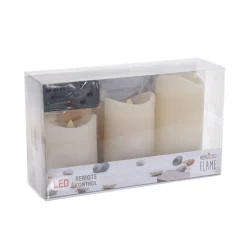 LED Kerzen Set 3-teilig