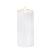 LED Kerze 7.5 x 15 cm weiss