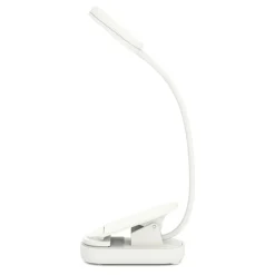 LED Klemmleuchte Leselampe mit Akku weiss