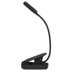 LED Klemmleuchte Leselampe mit Akku schwarz
