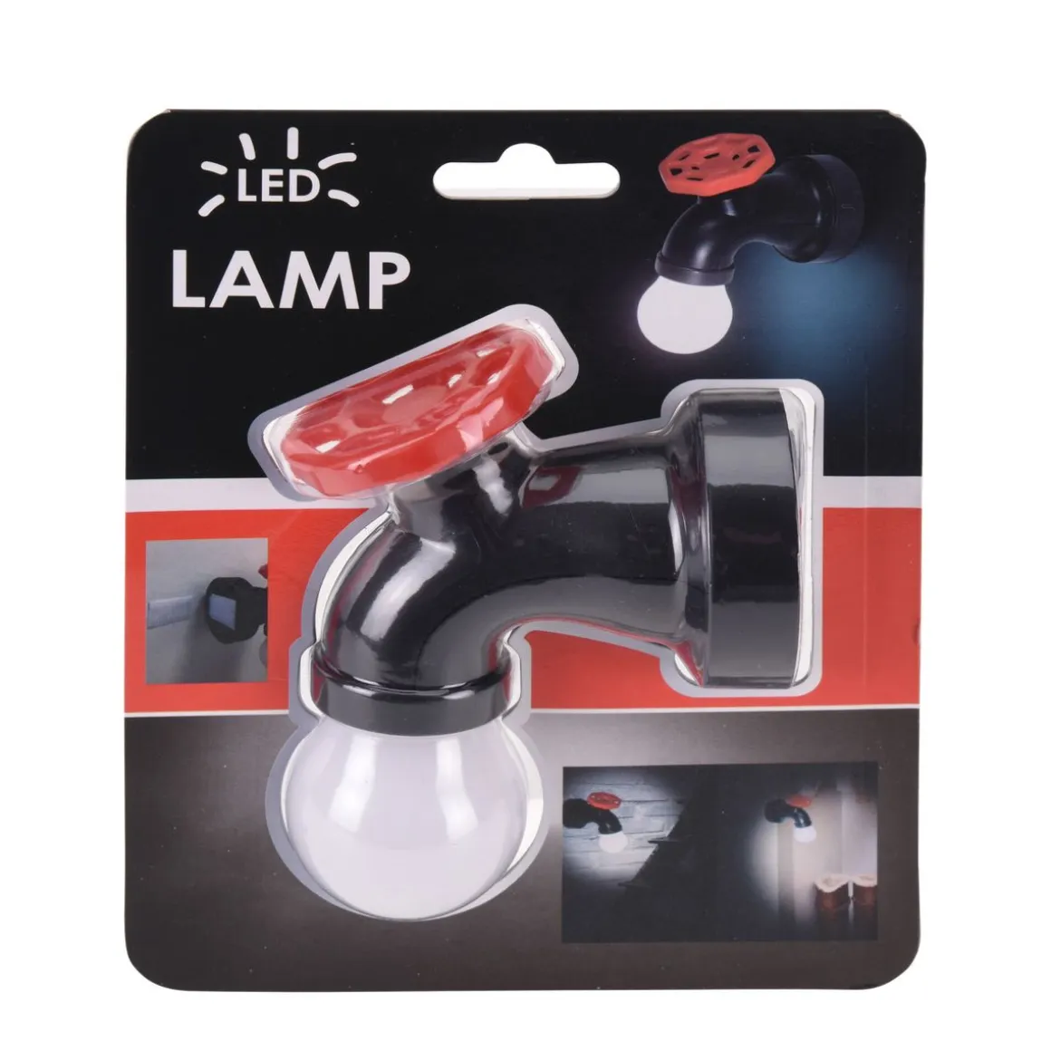 LED Lampe in Wasserhahn-Optik