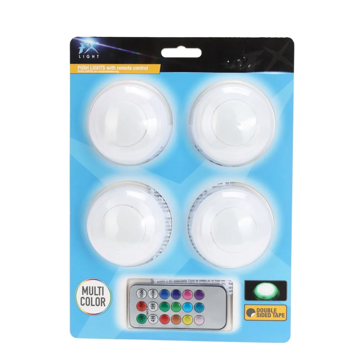 LED Lampen 4er Set mit Fernbedienung