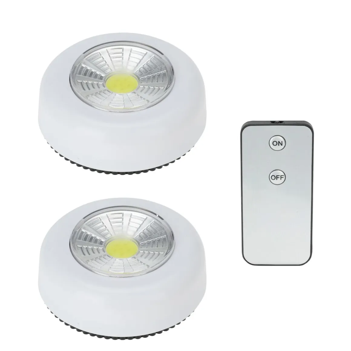 LED Lampe selbstklebend 6 x 2 cm weiss