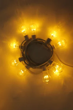LED Lichterkette 10 Glühbirnen warmweiss