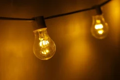 LED Lichterkette 10 Glühbirnen warmweiss