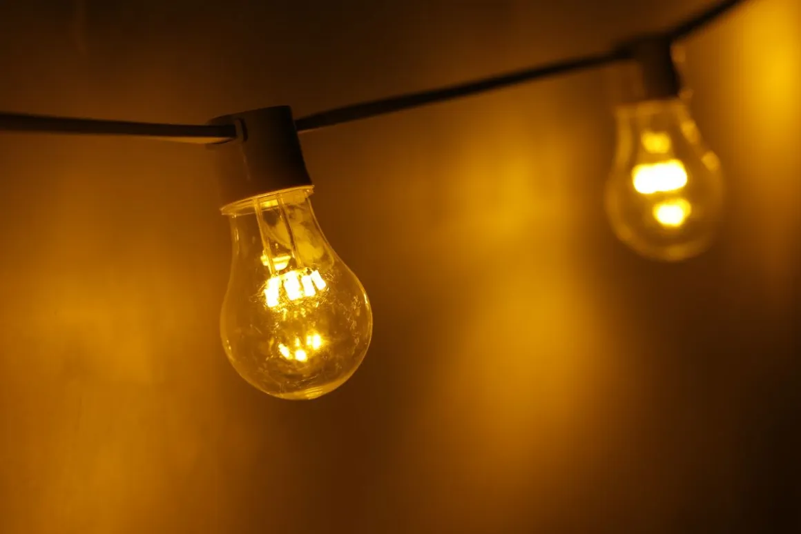 LED Lichterkette 10 Glühbirnen warmweiss
