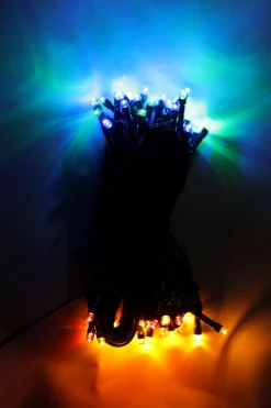 LED Lichterkette 5 m bunt mit Blinkfunktion