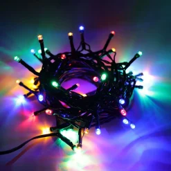 LED Lichterkette 10 m bunt mit Blinkfunktion