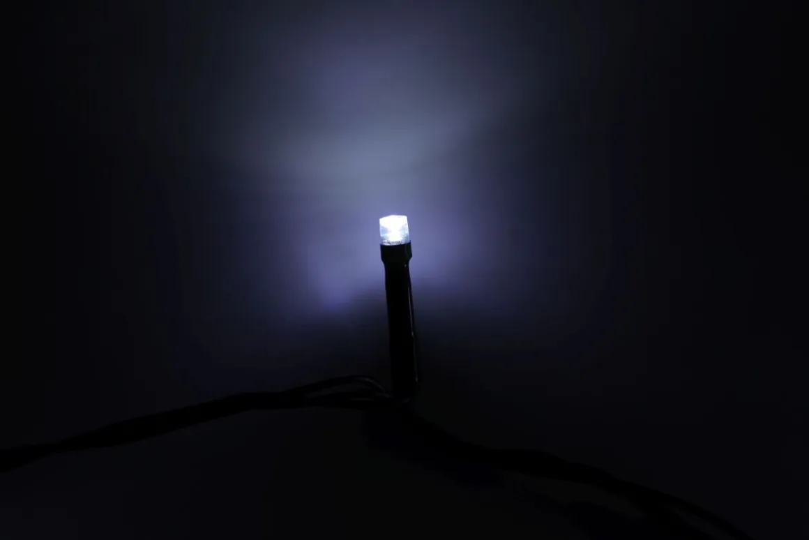 LED Lichterkette 10 m kaltweiss mit Blinkfunktion