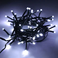 LED Lichterkette 10 m kaltweiss mit Blinkfunktion