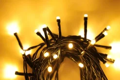 LED Lichterkette 5 m warmweiss mit Blinkfunktion