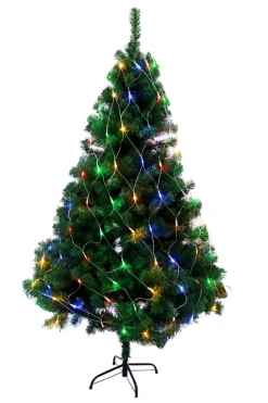 LED Lichterkette Netz farbig
