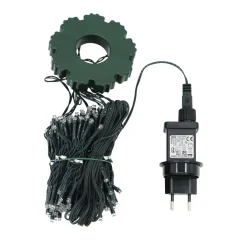 LED Lichterkette Netz für Weihnachtsbaum mit Ring 2 m