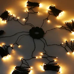 LED Lichterkette Netz für Weihnachtsbaum mit Ring 2 m