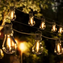 LED Lichterkette Outdoor mit 16 Glühbirnen 8 m