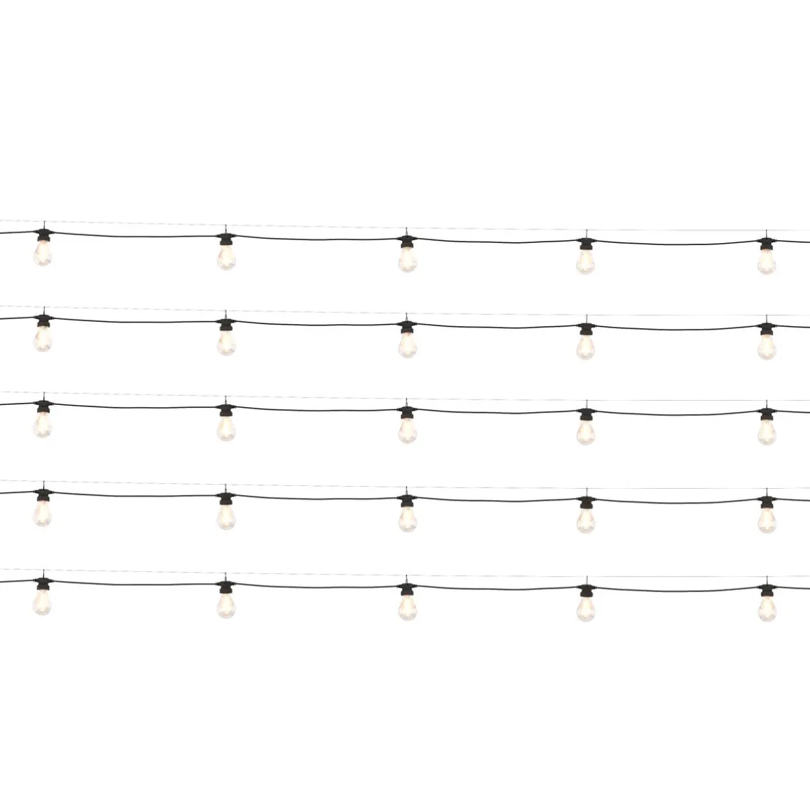 LED Lichterkette Outdoor mit 25 Glühbirnen 15 m