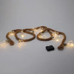 LED Lichterkette Seil mit 10 Glühbirnen