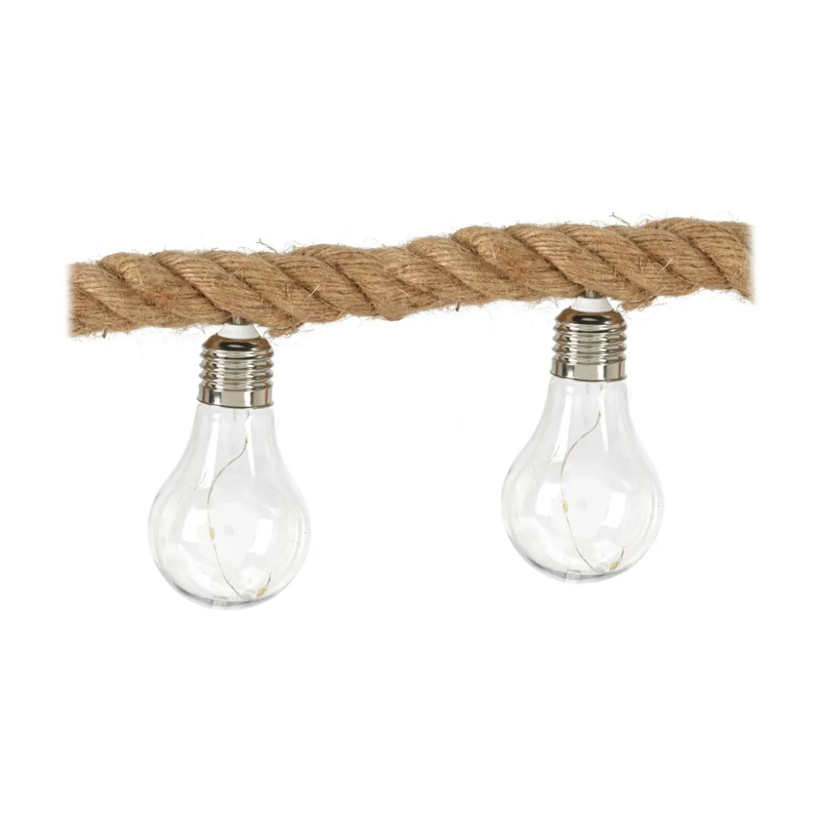 LED Lichterkette Seil mit 10 Glühbirnen