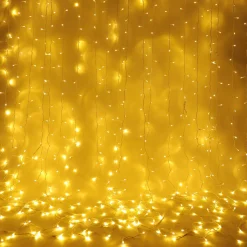 LED Lichtervorhang 120 LED's 5 m warmweiss