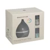 LED Luftbefeuchter 10 x 16 cm mit Duftöl dunkelbraun