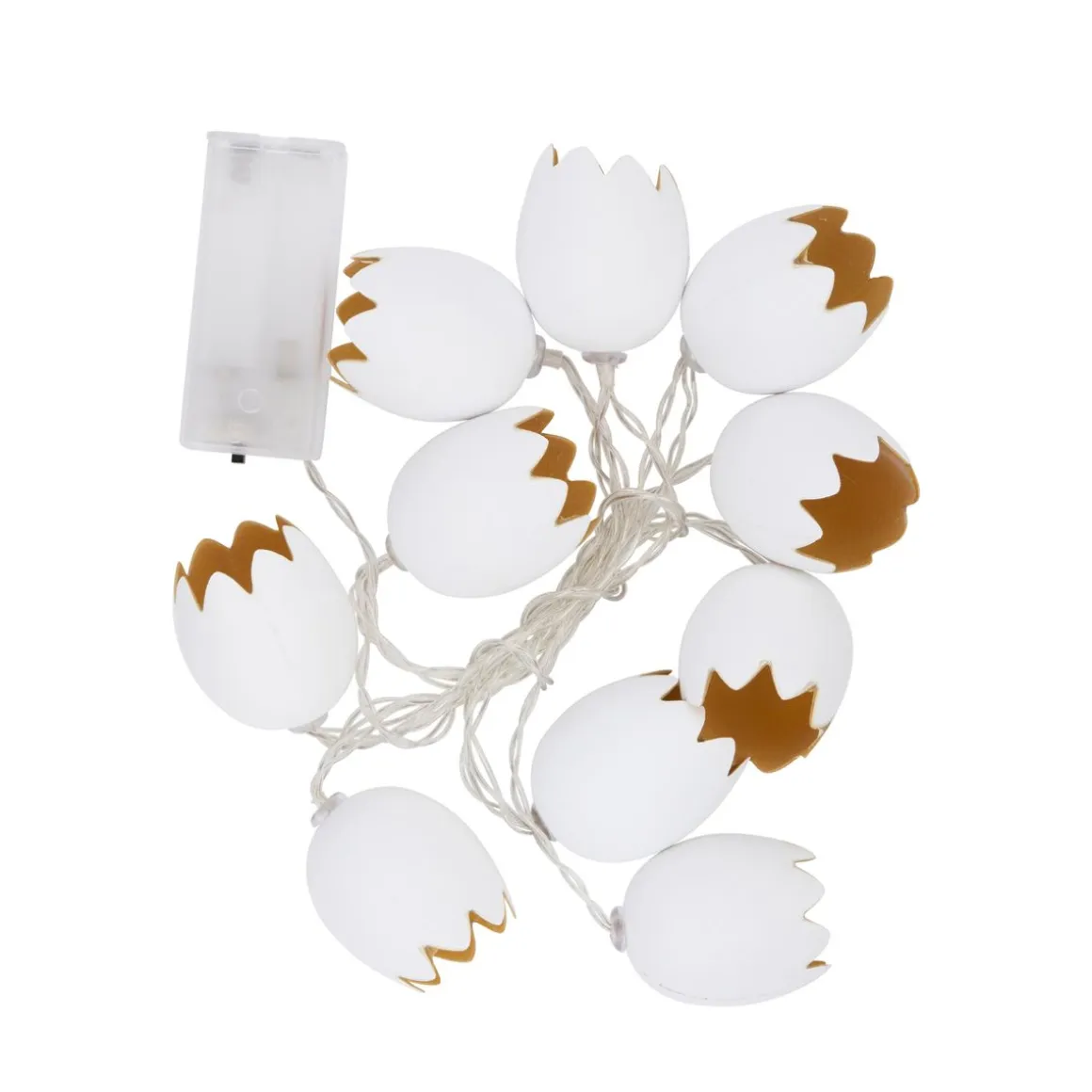 LED Osterdeko Lichterkette 175 cm warmweiss