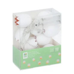 LED Osterdeko Lichterkette 175 cm warmweiss