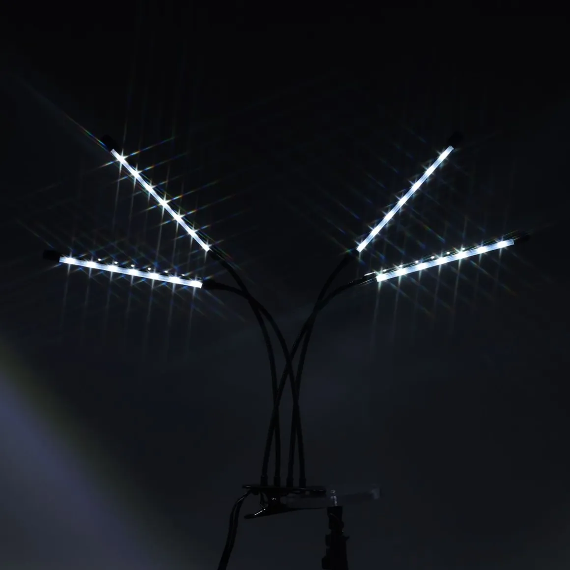 LED Pflanzenlampe 4-armig