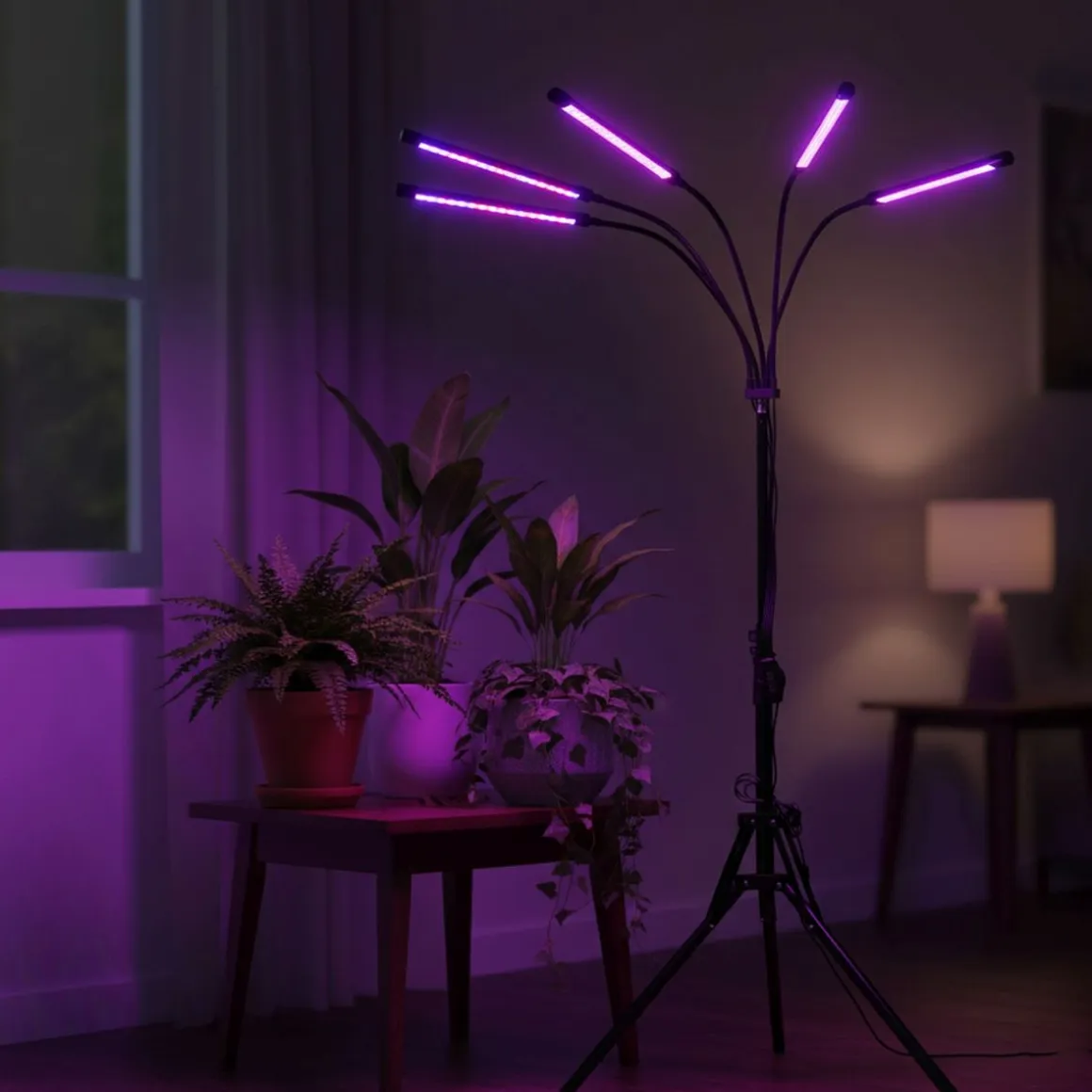 LED Pflanzenlampe 5-armig