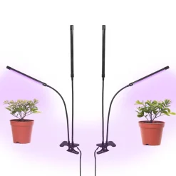 LED Pflanzenlampe 2-armig 2er Set
