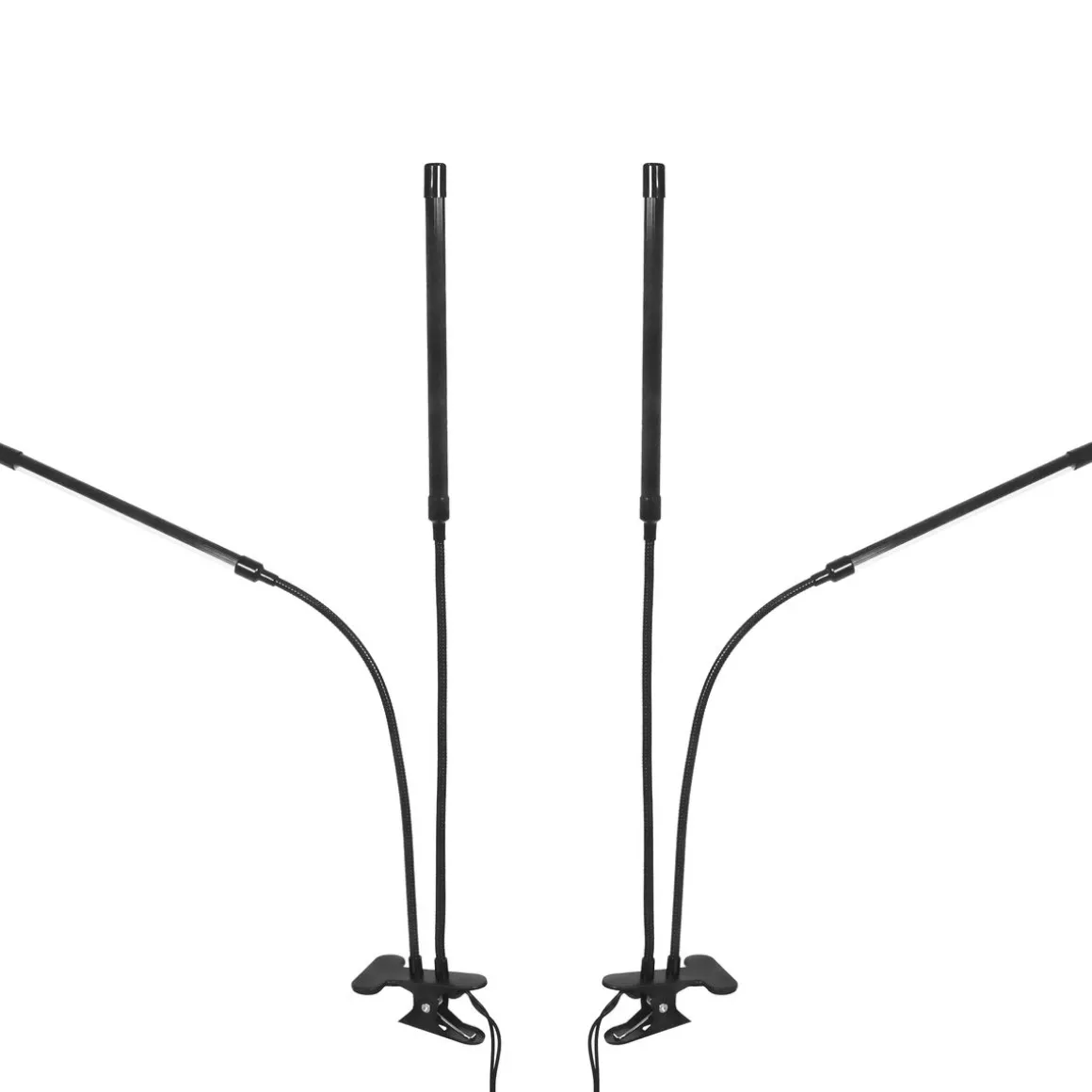 LED Pflanzenlampe 2-armig 2er Set