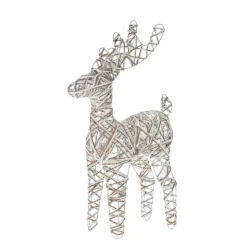 LED Rentier grau 50 cm