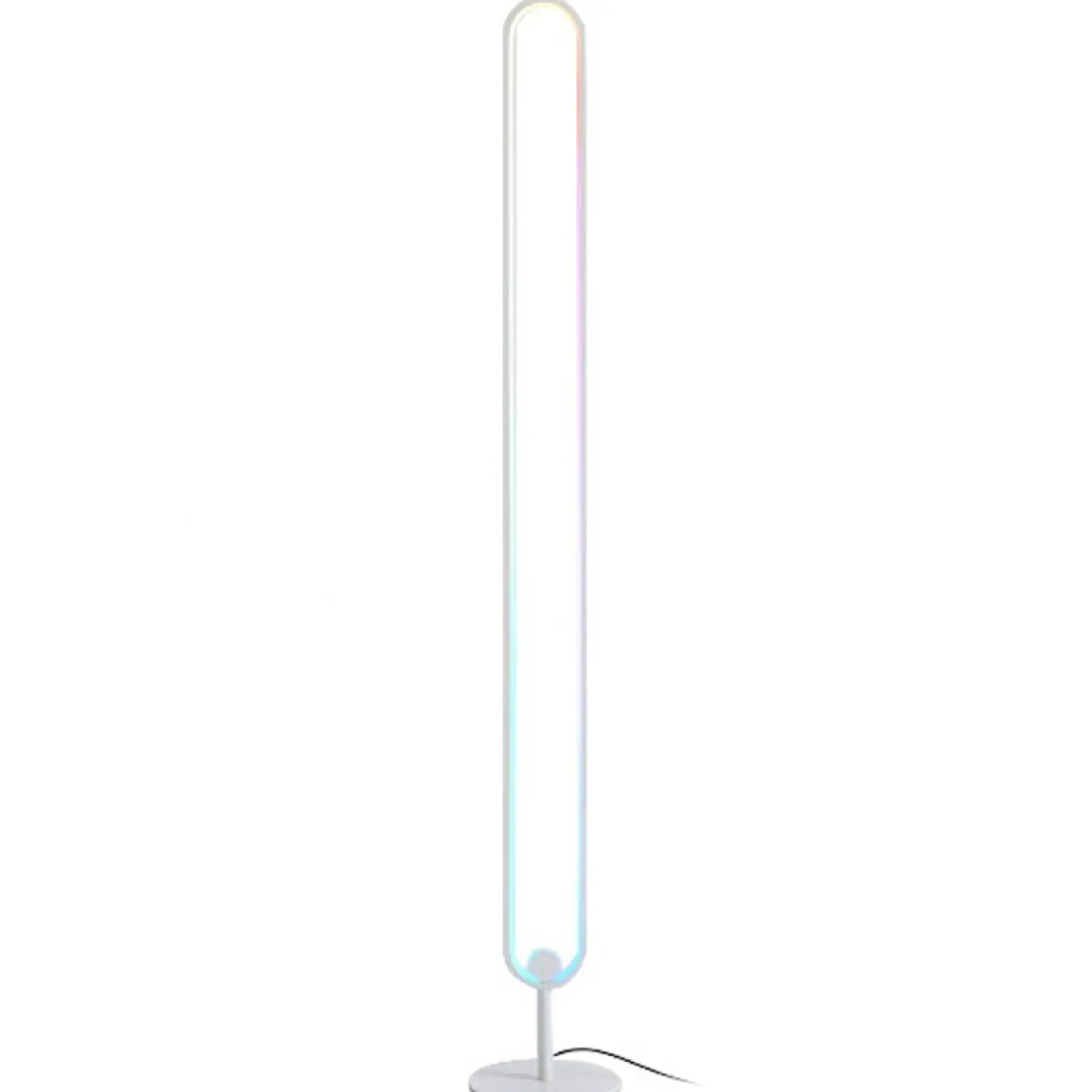 LED RGB Stehlampe LEANO weiss