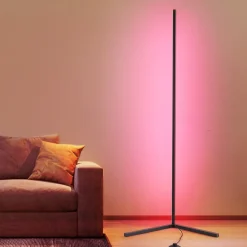 LED RGB Stehlampe LIORA schwarz