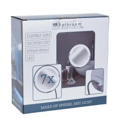 LED Schminkspiegel mit Saugnapf